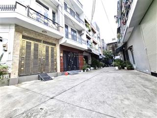 Nhà đẹp hẻm 10m xe hơi quay đầu  4 tầng sân thượng  53m2 ngang đẹp 4.4m chỉ 6.x