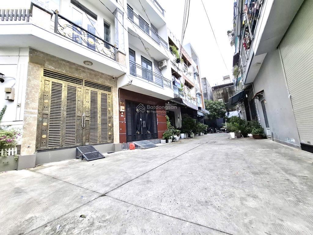 Nhà đẹp hẻm 10m xe hơi quay đầu 4 tầng sân thượng 53m2 ngang đẹp 4.4m