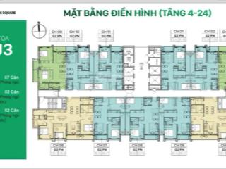 Bán căn hộ 2pn 2vs tại chung cư jade square xuất ngoại giao