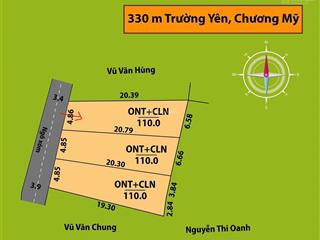 Mình chính chủ cần bán lại mảnh đất 110m2 trường yên giá đầu tư
