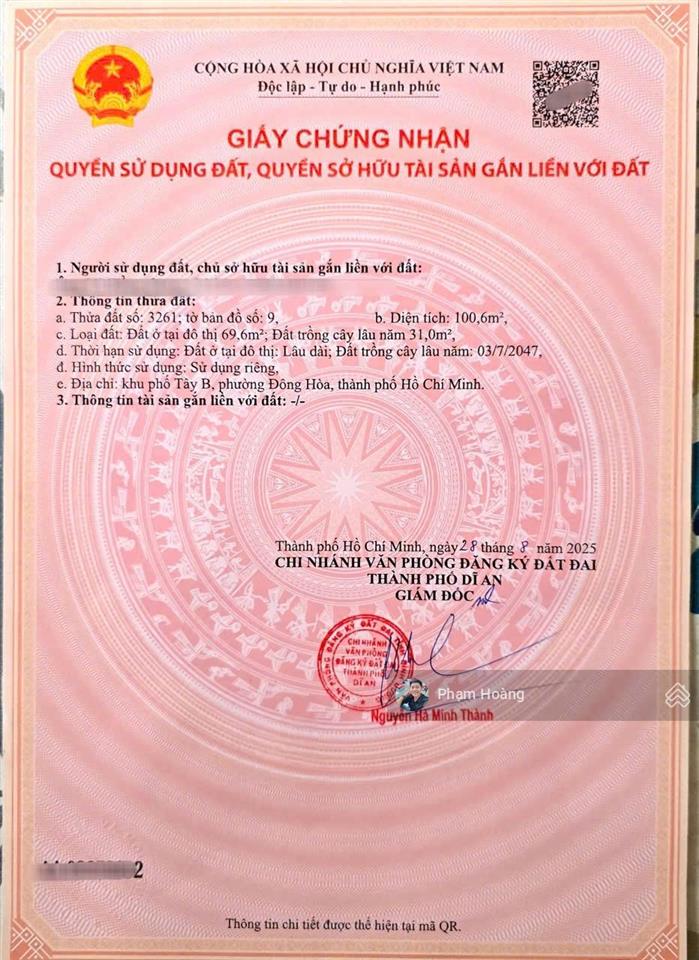 Bán lô đất mặt tiền cây da xề tt dĩ an bình dương gần metro làng đh siêu thị go chỉ vài phút đi xe