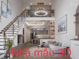 Chỉ 5. xtỷ  1 tầng nhà sắp hoàn thiện 64m2  4 x 16m sát hẻm xe hơi  gần aeon mall  lưu chí hiếu