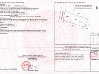 Bán đất full thổ cư mặt tiền 10m đường núi tượng, đồng nai, dt 245m2 sẵn sổ
