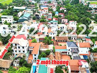 Bán lô đất đẹp vuông vắn, 2 mặt ngõ tại đỗ động, ô tô vào tận đất