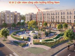 Liền kề vip đối diện công viên trung tâm, căn 75m2, 4pn, 3wc, đường trước mặt 12,5m