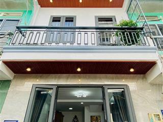 Có nhà 1 trệt 2 lầu, sổ hồng riêng, 44,2m2 2 ty 68 đường số 8 p. 11  gò vấp hẻm thông, tiện ở ngay