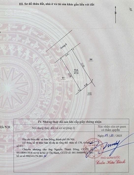 Bán đất tại an khánh, hoài đức, hà nội, 4,65 tỷ, 46m2 hàng hiếm view đẹp