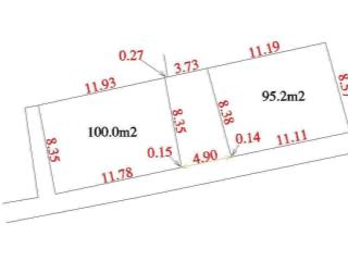 F0 lô góc 3 mặt tiền  phúc lâm dt 100m2 vài bước ra trục chính ô tô tránh giá hơn 1tỷ