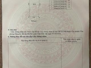 Chính chủ cần bán mảnh đất  phố trần cung  phân lô quân đội diện tích 30m2 mt 3,3m giá 6,95 tỷ