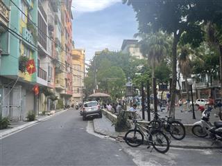 Mặt ngõ kinh doanh  vỉa hè  ngõ 124 hoàng ngân to  view công viên, thang máy, 72m2 x 6t, mt 4.2m