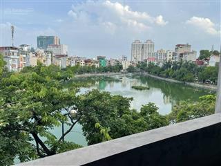 Tòa nhà văn phòng 9 tầng thang máy view hồ  mặt tiền khủng nở hâuvỉa hè kinh doanh cực đỉnh
