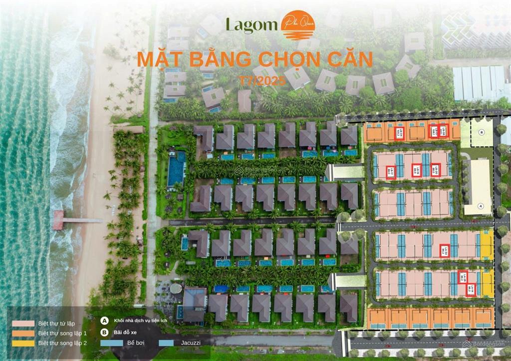 Biệt thự biển lagom giá chủ đầu tư chỉ từ 6,25 tỷ full vat. đã bàn giao và đi vào hoạt động