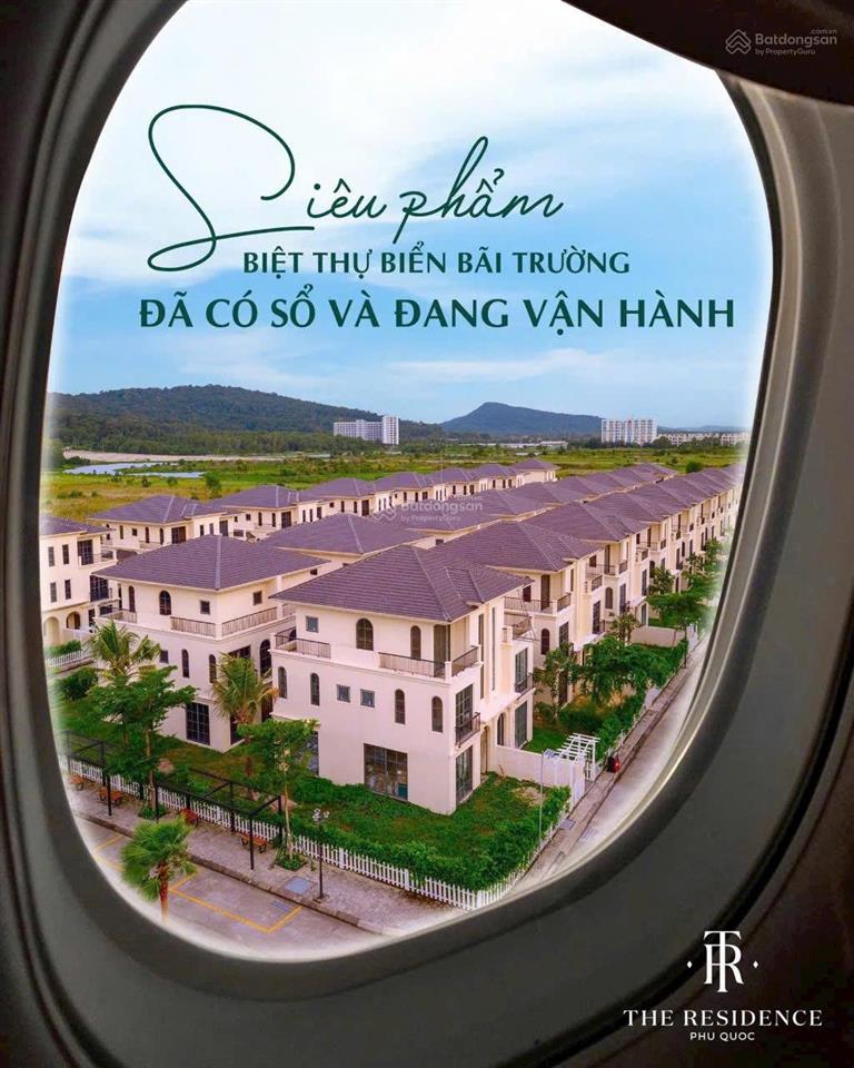 Bán gấp căn a duy nhất của the residence phú quốc. khách chuẩn bị qua mỹ định cư cần bán gấp