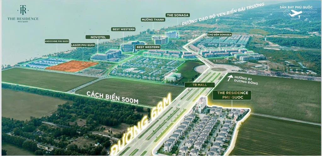 Bán gấp căn a duy nhất của the residence phú quốc. khách chuẩn bị qua mỹ định cư cần bán gấp