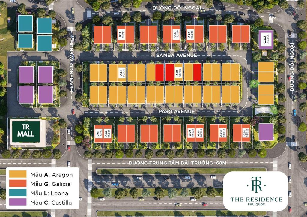 Hàng ngoại giao nhờ bán nhanh căn a dự án the residence phú quốc, hàng chủ đầu tư đã hết căn a