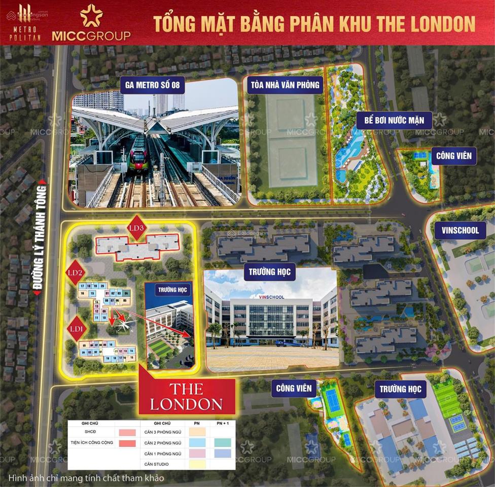 Bán nhanh căn 1pn+1, tầng trung đẹp, bằng giá hđmb 2.834 tỷ bao phí the london. 0907 351 ***