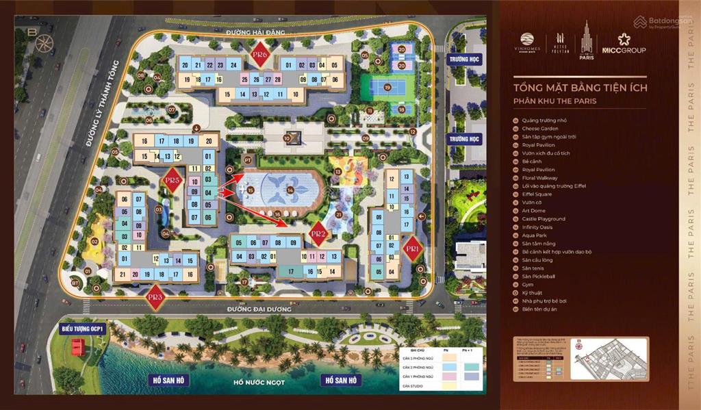 Căn 2pn + 1 rộng 74m2, giá 4,87 tỷ, ban công đông nam, view bể bơi the paris. ms huế 0907 351 ***