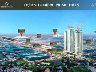 Căn 2pn 2wc rẻ nhất lumiere prime hills, 5,96 tỷ, view sông hồng, cầu nhật tân. ms huế 0907 351 ***