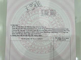 Bán đất tại thị trấn chúc sơn, 2,65 tỷ, 52,9m2