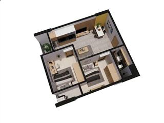 Chính chủ bán căn 2 ngủ góc 54m2 view 2 hướng, bàn giao cơ bản giá 1.15 tỷ  tràng duệ  hải phòng
