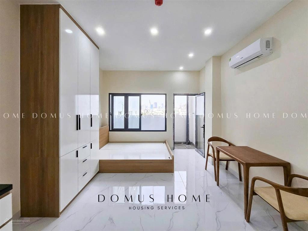 Cho thuê chdv  studio ban công  full nội thất gần lotte, sunrise, gần tdtu, nttu, đh ufm, rmit