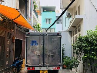 Chỉ 3.65 tỷ tl có ngay nhà 2 tầng hxh 5m trương công định, p14, tb, nở hậu, 40.2m2, hđt 8tr/tháng