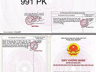 Bán lô đất 100m² đường phan khôi, đẹp, thoáng, vỉa hè rộng, ngay khu dân cư  gần trường quốc tế