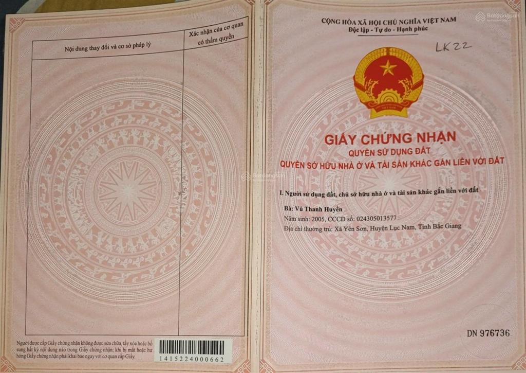 Chính chủ cần bán gấp lô đất tại cổ đông chỉ với giá 17tr/m2. mặt tiền lớn sổ cất két full thổ cư