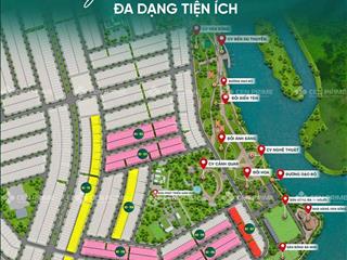 Bán đất biệt thự nam hoà xuân view đẹp, gần sông, hạ tầng hoàn thiện