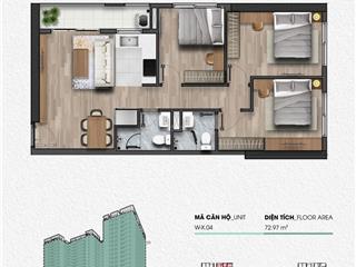 Sản phẩm giới hạn căn góc 3pn duy nhất toà fpt plaza 3, diện tích 73m2, giá chỉ 3.450 tỷ