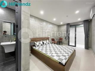 Studio cho thuê tách bếp  full nội thất có sân sau nhà rộng thoáng