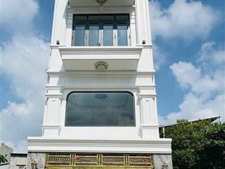 Nhà mới 100% 4 tầng đường số 40 hbc đường nhựa 7m sổ hồng riêng hoàn công đầy đủ