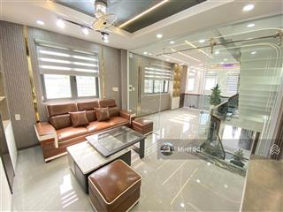 Nhà góc 2 mặt tiền, xây mới 5 tấm, 4x14m full nội thất hẻm đẹp 8m đường mã lò  hương lộ 2