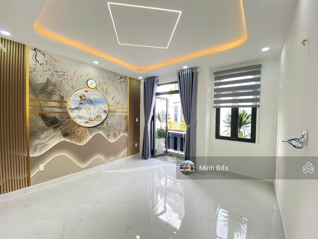 Nhà mới có thang máy full nội thất 4x16m 5 tầng, hẻm đẹp 8m đường gò xoài thông qua tân kỳ tân quý