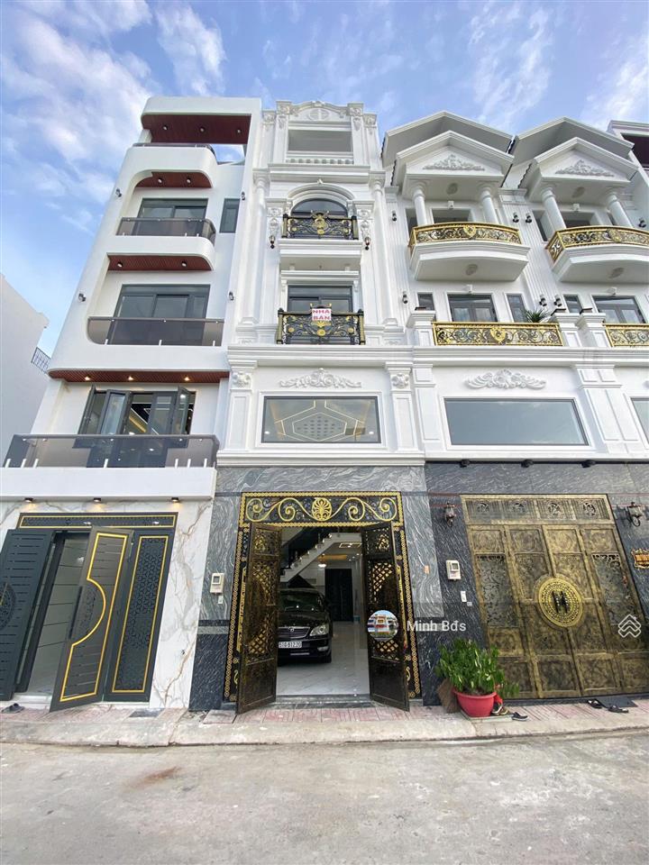 Nhà mới 4,5 tấm, 4x14m đường nhựa 8m thông thoáng khu tái định cư, tiện ích đầy đủ chỉ 5 phút