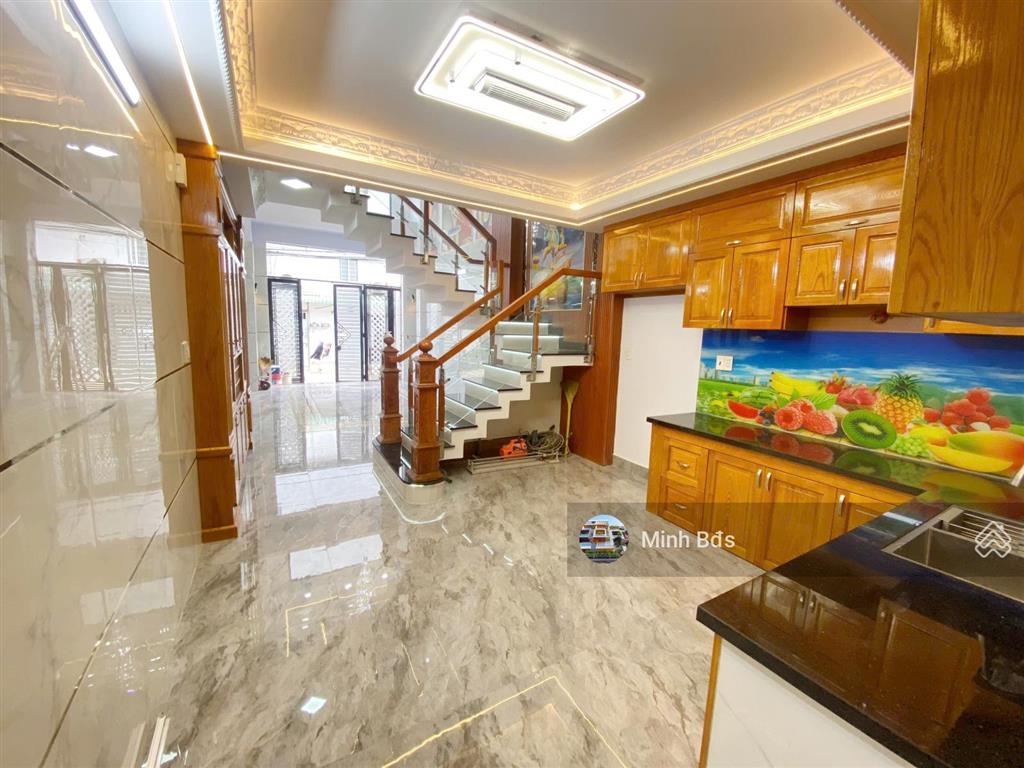 Bán căn nhà mới siêu đẹp, 4x14m đúc 5tấm, hẻm nhựa đẹp 8m, 1 sẹc đường lê văn quới, giáp q. tân phú