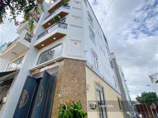 Nhà góc 2 mặt tiền xây mới 4,5 lầu siêu đẹp 4,6x14m hẻm 6m đường tân hòa đông gần vòng xoay phú lâm