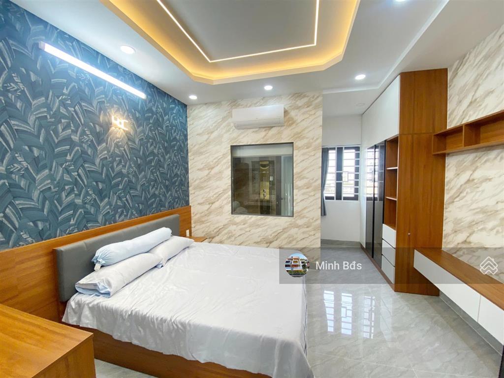 Nhà mới full nội thất siêu đẹp 4x16m đúc 5 tấm hẻm nhựa thông 8m đường hương lộ 2, giáp q. tân phú
