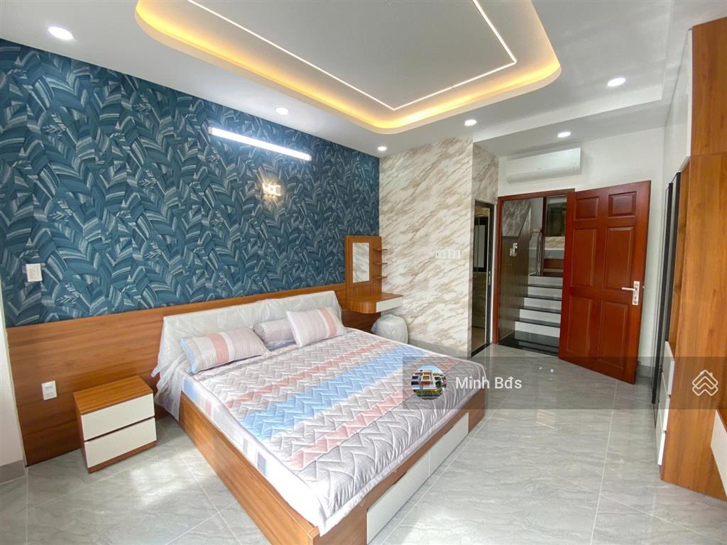Nhà mới full nội thất siêu đẹp 4x16m đúc 5 tấm hẻm nhựa thông 8m đường hương lộ 2, giáp q. tân phú