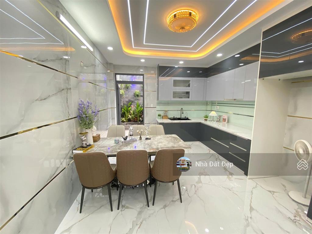 Nhà xây mới 5 tấm full nội thất, 4x16,5m hẻm đẹp 7m đường mã lò gần trường học, ubnd phường