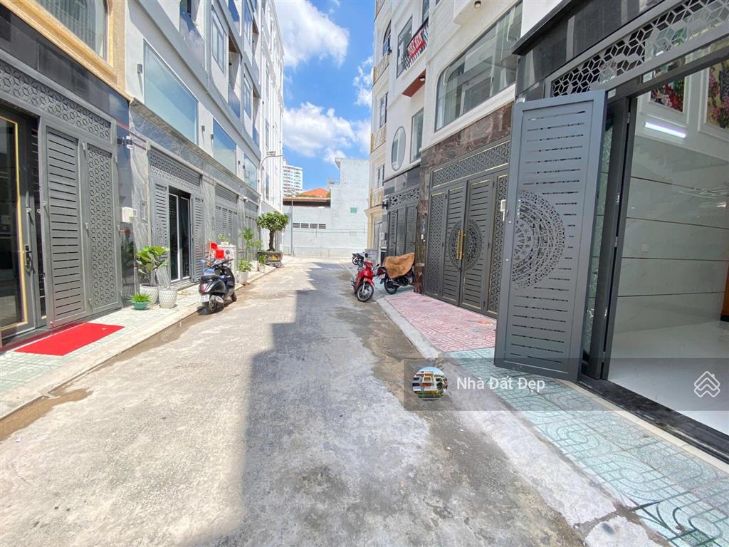 Nhà xây mới 5 tấm full nội thất, 4x16,5m hẻm đẹp 7m đường mã lò gần trường học, ubnd phường