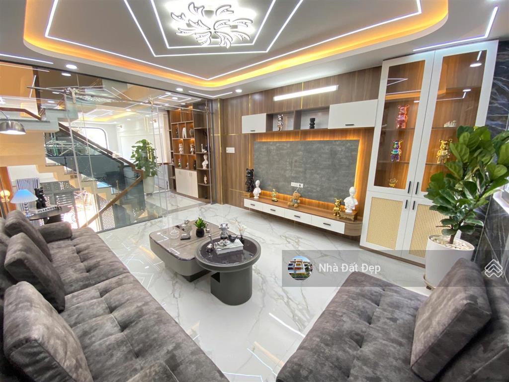 Nhà xây mới 5 tấm full nội thất, 4x16,5m hẻm đẹp 7m đường mã lò gần trường học, ubnd phường