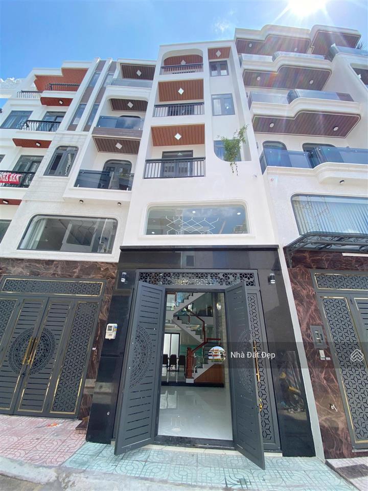Nhà xây mới 5 tấm full nội thất, 4x16,5m hẻm đẹp 7m đường mã lò gần trường học, ubnd phường