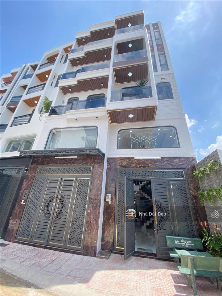 Nhà xây mới 5 tấm full nội thất, 4x16,5m hẻm đẹp 7m đường mã lò gần trường học, ubnd phường
