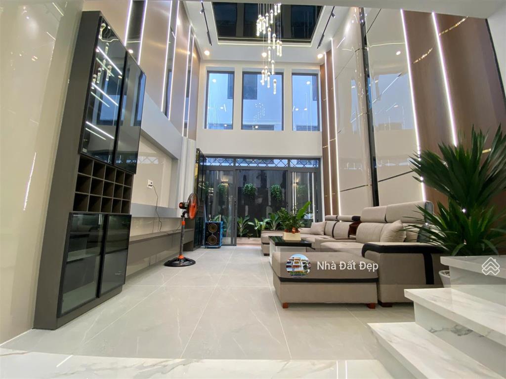 Nhà mới khu đồng bộ cao cấp 5 tấm, 4x16m, đường nhựa 8m hương lộ 2 giáp bờ kênh tham lương