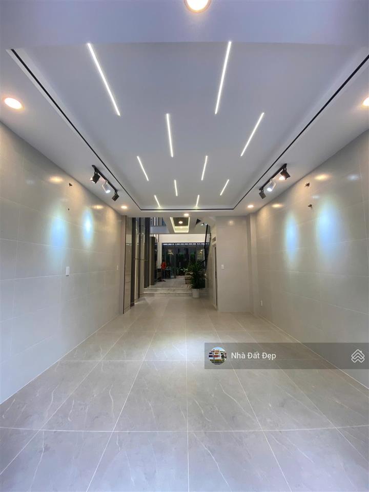 Nhà mới khu đồng bộ cao cấp 5 tấm, 4x16m, đường nhựa 8m hương lộ 2 giáp bờ kênh tham lương