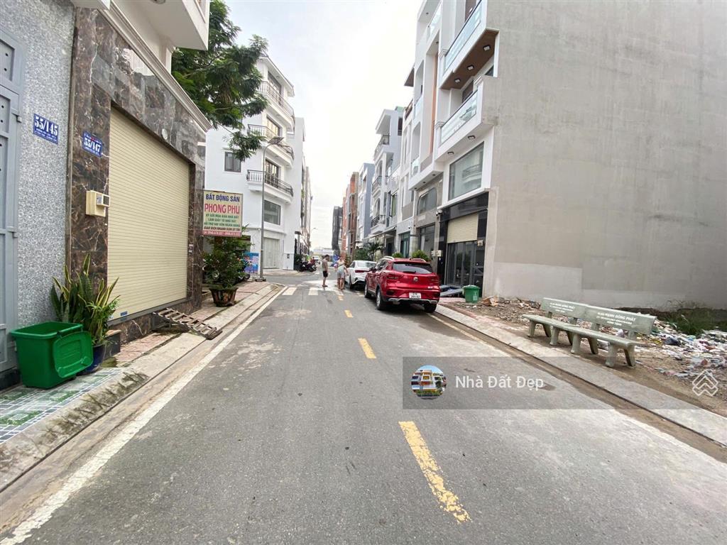 Nhà mới khu đồng bộ cao cấp 5 tấm, 4x16m, đường nhựa 8m hương lộ 2 giáp bờ kênh tham lương