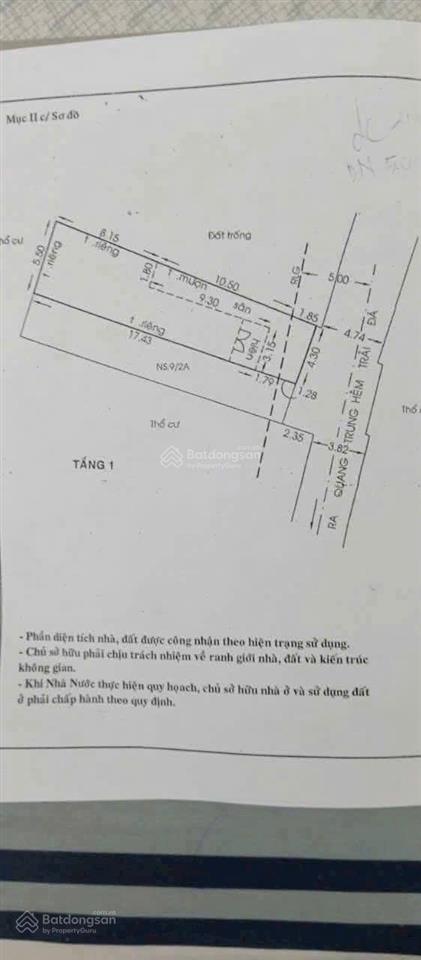 Bán nhà 5x21m cn 100m2 hxh thông quang trung, gò vấp, giá 7,5 tỷ