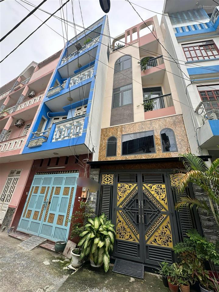 Nhà đẹp phạm văn chiêu p14 gò vấp hẻm xe hơi chỉ 6,15 tỷ tl, 1 trệt 2 lầu sân thượng