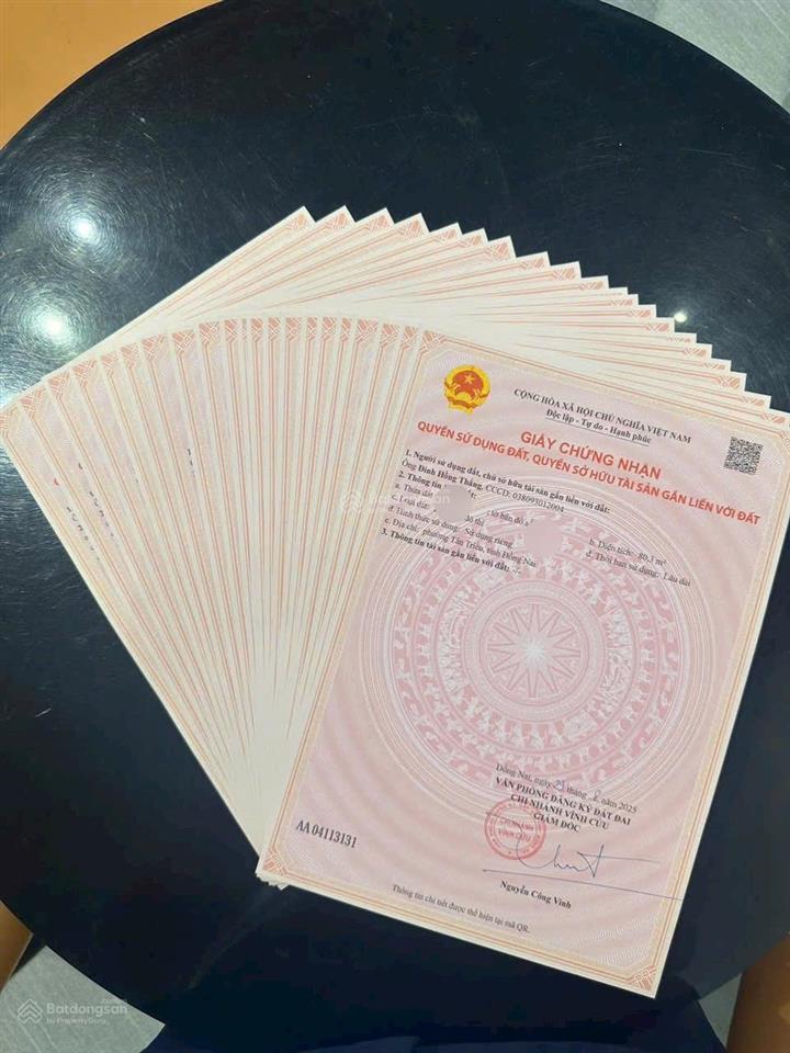 Bán 6 lô đất mặt tiền hương lộ 09 đường lớn cực đẹp 5,7x24m gần ngã tư bến cá  biên hoà  đồng nai